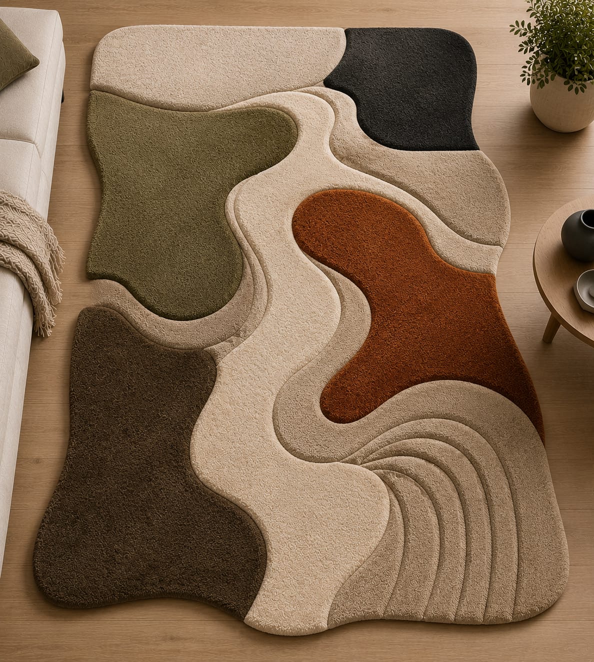 Designer Irregular Carpet